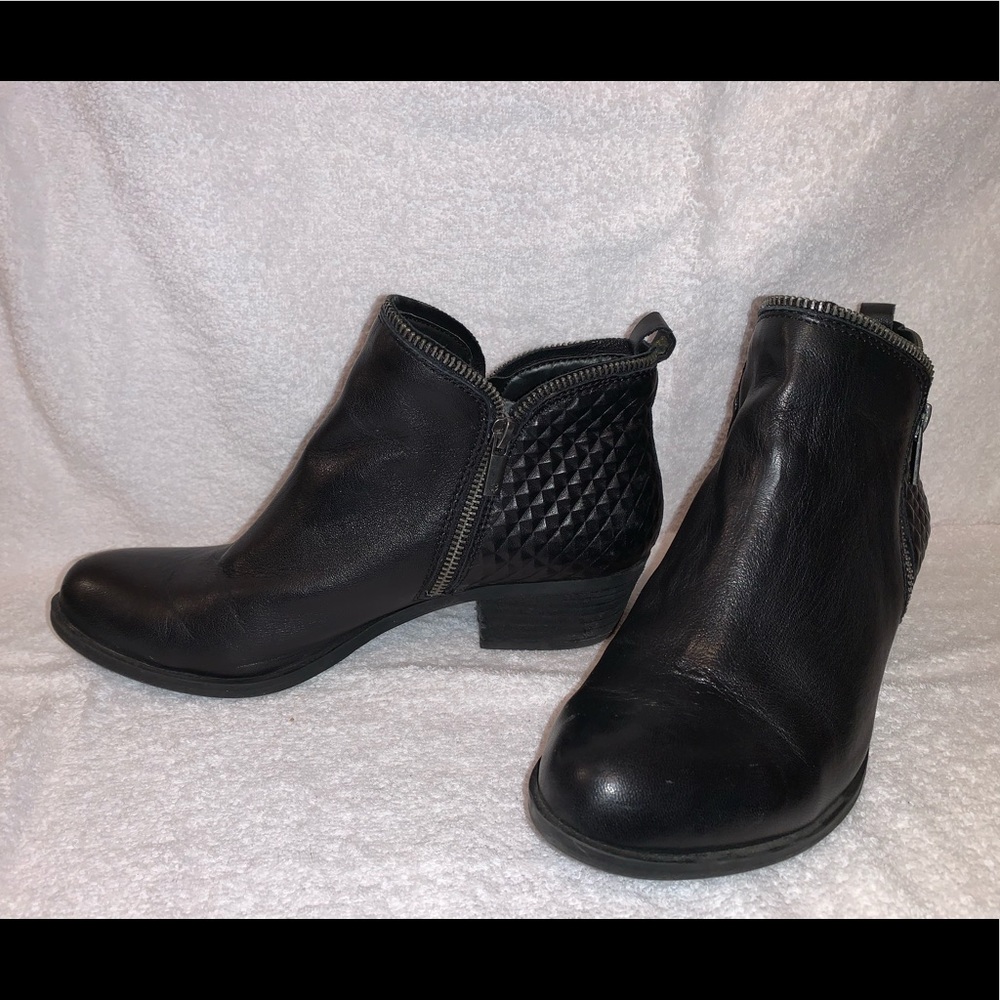 Black Lucky Brand Booties Sz 9